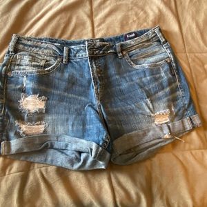 Silver short size 18